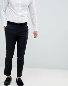 Черные строгие зауженные брюки Burton Menswear - Черный