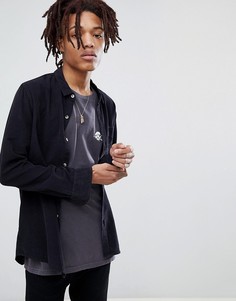 Вельветовая рубашка Rollas Men at Work - Черный Rollas