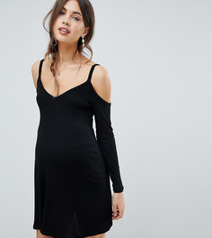 Свободное платье мини ASOS DESIGN Maternity - Черный