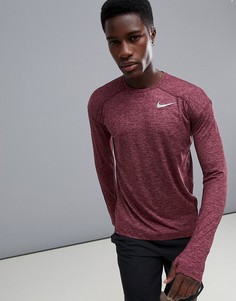 Фиолетовый свитшот с круглым вырезом Nike Running Dry Element 910034-652 - Фиолетовый