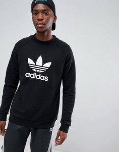 Черный свитшот adidas Originals Trefoil CW1235 - Черный