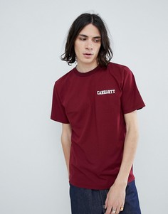 Красная футболка с логотипом Carhartt WIP College - Красный
