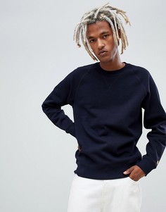 Темно-синий свитшот классического кроя Carhartt WIP Chase - Темно-синий
