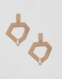 Серьги-подвески Monki - Золотой