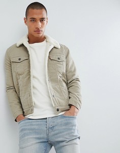 Вельветовая куртка с искусственным мехом Levis Type 3 - Бежевый Levis®
