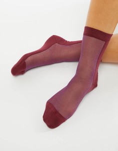 Носки с сетчатой вставкой PS by Paul Smith - Фиолетовый