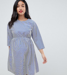 Свободное платье мини в полоску ASOS DESIGN Maternity - Мульти