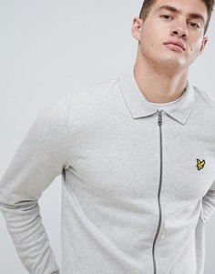 Серая спортивная куртка на молнии Lyle & Scott - Серый