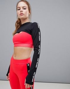 Черный лонгслив Ivy Park Active - Черный