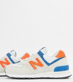 Белые кроссовки New Balance Multi 574 - Белый