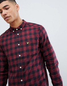 Рубашка в клетку Lyle & Scott - Красный