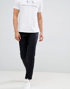 Черные эластичные брюки слим с 5 карманами Armani Exchange J13 - Черный