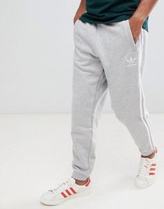 Серые джоггеры с 3 полосками adidas Originals - Серый