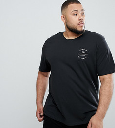 Футболка с фирменным логотипом Jack & Jones Originals Plus Size - Черный