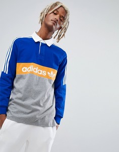Синяя футболка-поло adidas Skateboarding DH3912 - Синий