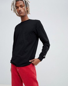 Черный лонгслив классического кроя Carhartt WIP - Черный