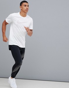 Белая футболка с логотипом Nike Running Just Do It 928407-100 - Белый