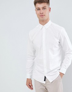 Строгая облегающая эластичная рубашка Produkt - Белый