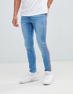Светло-синие джинсы скинни River Island - Синий