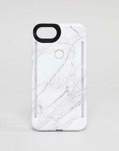 Чехол для iPhone 6/6S/7/8 с мраморным принтом LuMee - Мульти