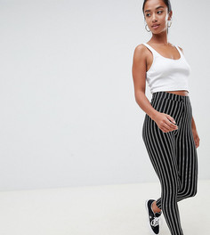 Облегающие брюки в полоску ASOS DESIGN Petite - Мульти