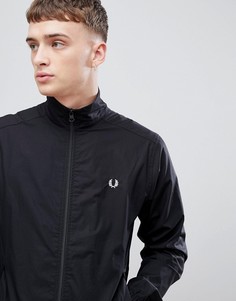 Черная куртка на молнии Fred Perry - Черный