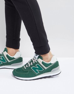 Зеленые кроссовки New Balance 574 ML574EGR - Зеленый