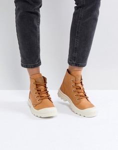 Светло-коричневые кожаные ботинки Palladium Pampa - Рыжий