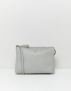 Сумка через плечо с двумя молниями ted baker - Серый