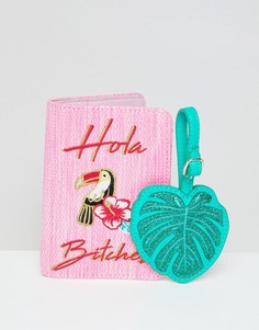 Обложка для паспорта и багажная бирка Skinnydip - Мульти