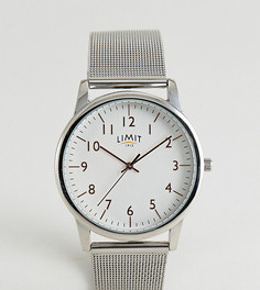 Часы с серебристым браслетом Limit эксклюзивно для ASOS - 38 мм - Серебряный