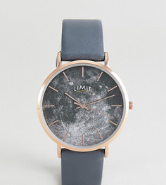 Часы с ремешком из искусственной кожи Limit Moon Dial эксклюзивно для ASOS 38 мм - Серый