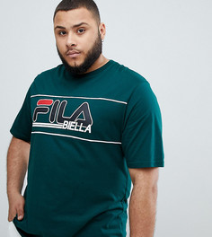 Зеленая футболка с логотипом Fila - Зеленый