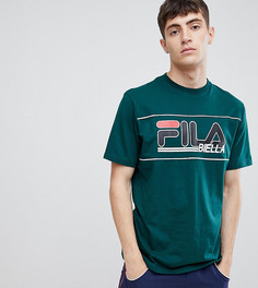 Зеленая футболка с логотипом Fila - Зеленый
