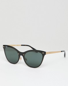 Солнцезащитные очки кошачий глаз Ray-Ban 0RB3580 - Черный