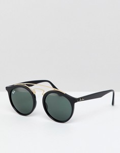 Черные круглые солнцезащитные очки Ray-Ban 0RB4256 Gatsby - Коричневый
