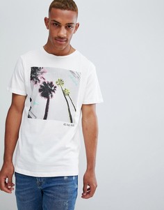 Футболка с принтом Jack & Jones Originals - Белый