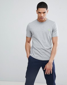 Серая футболка с вышитым логотипом PS Paul Smith - Серый