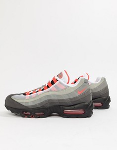 Черные кроссовки Nike Air Max 95 OG AT2865-100 - Серый
