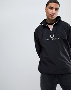 Черная ветровка с логотипом в стиле 90-х Fred Perry Sports Authentic - Черный