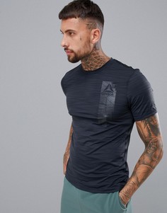 Черная футболка Reebok Training Work Out Ready D94235 - Черный
