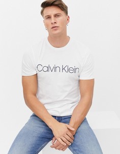 Белая футболка с логотипом Calvin Klein - Белый