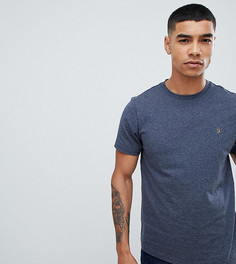 Серая меланжевая облегающая футболка Farah Gloor - Серый