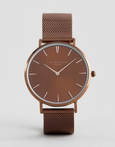 Часы с коричневым циферблатом Elie Beaumont - Коричневый