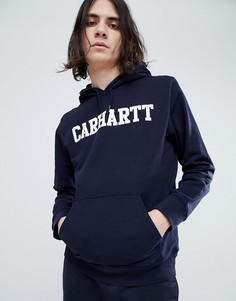 Темно-синее худи классического кроя Carhartt WIP - Темно-синий