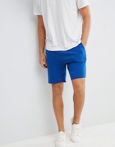 Синие трикотажные шорты Pull&Bear - Синий