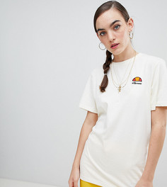 Oversize-футболка бойфренда с логотипом Ellesse - Кремовый