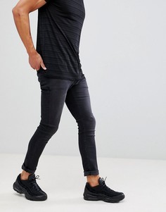 Черные зауженные джинсы Mennace - Черный