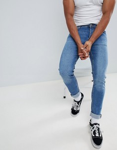 Светло-синие узкие джинсы Jack & Jones - Синий