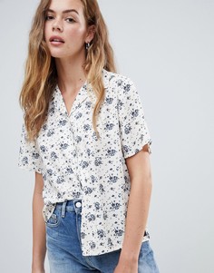 Рубашка с принтом Calvin Klein Wittoria - Кремовый